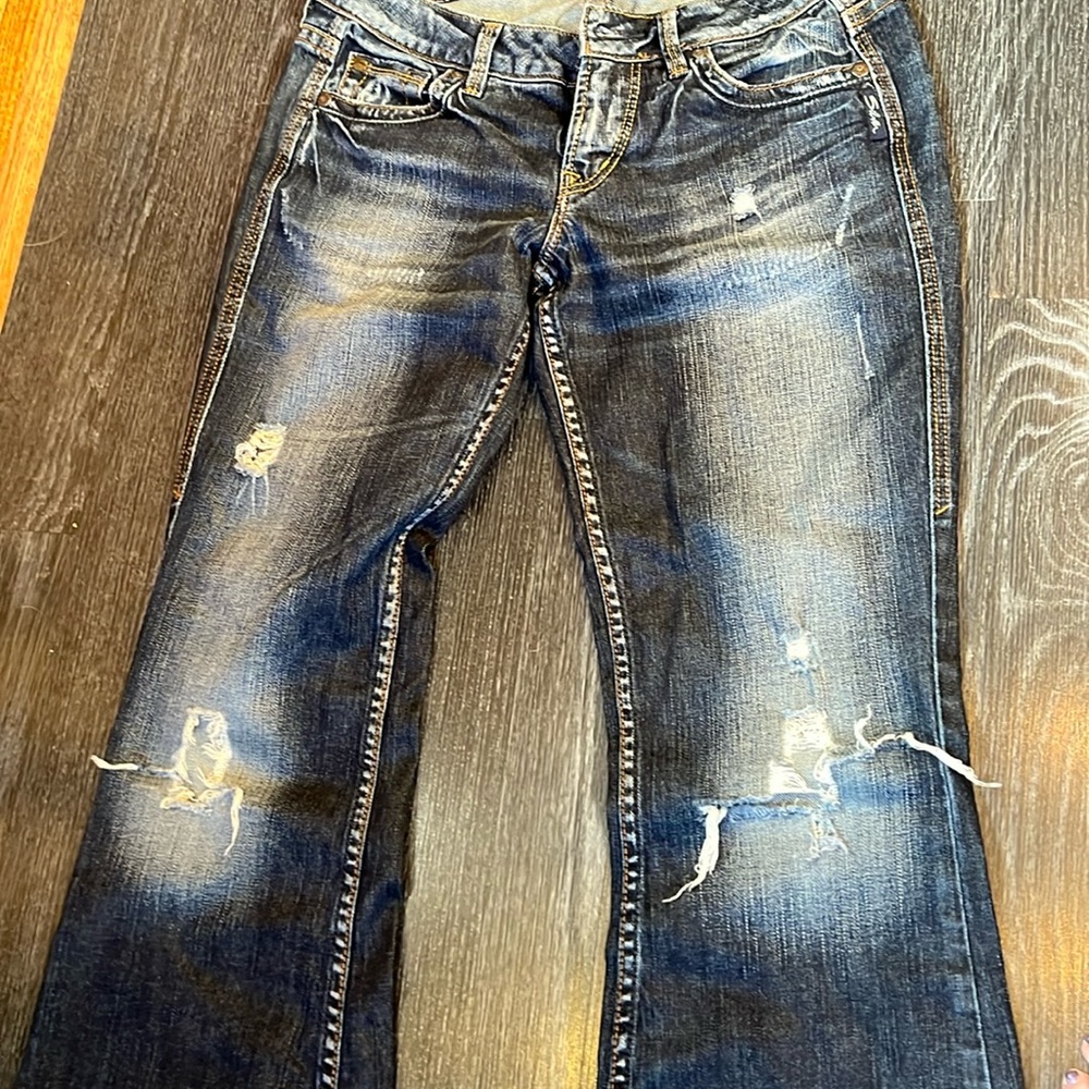 Silver Jeans Eden 29x33 Bootcut 29 x 33 Distressed Womens Flare Boot
Excellent